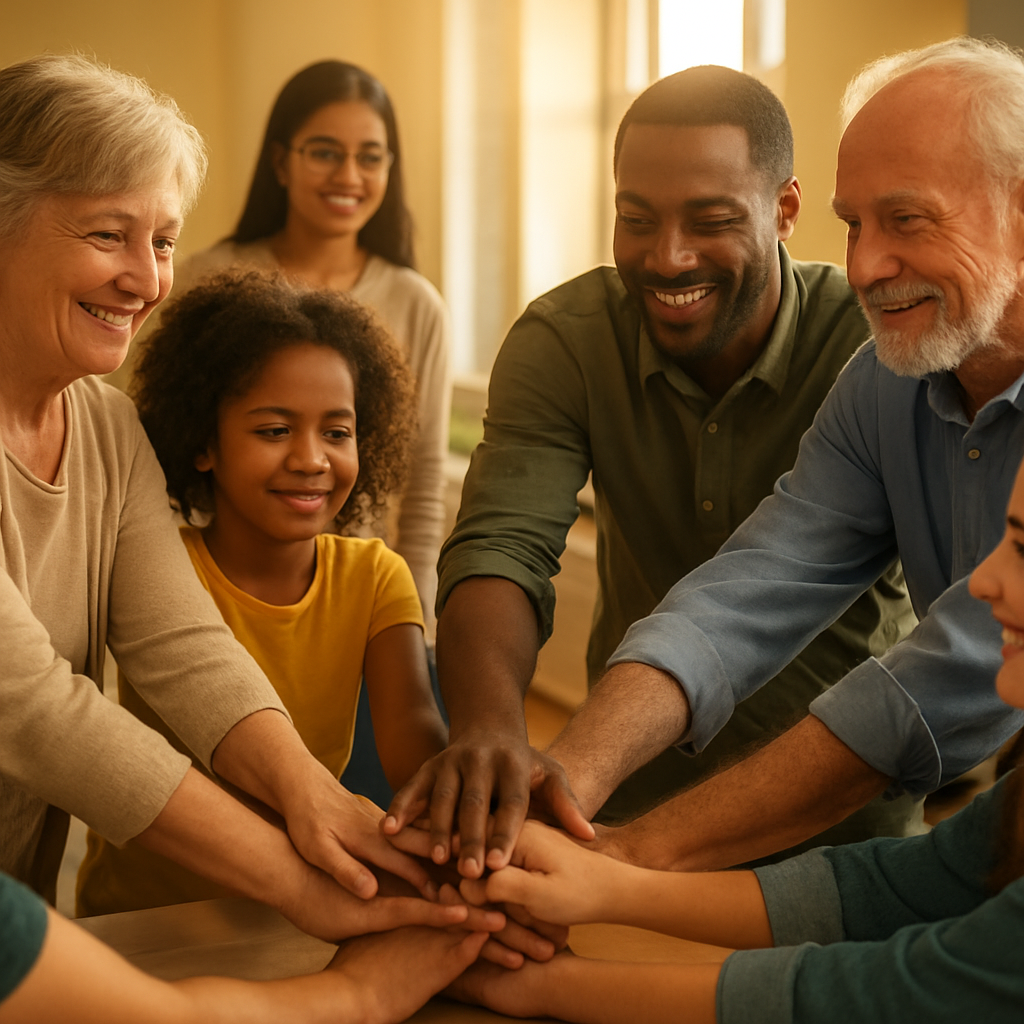 Community coming together for positive change